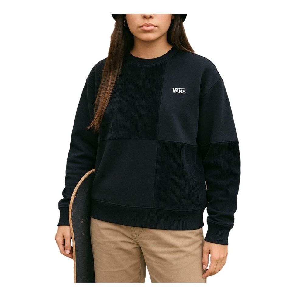 Vans Fabiana Delfino Black Crewneck Sweatershirt
